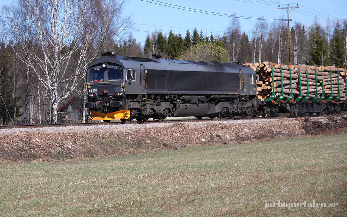 T66, ett i Sverige udda diesellok Tågspaning